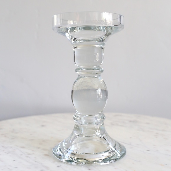 Glass candle holder, reversible - Picture 4 of 7